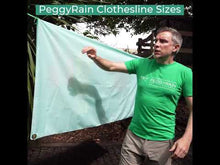 Load and play video in Gallery viewer, Peggy Rain is the Irish solution to ourdoor clothes drying. PeggyRain washingline has an automatic cover that protects your laundry during a shower of rain. Sunny spells and scattered showers . As seen on TV. Great British Weather. Irish weather forecast. American rain showers. Dry clotheshorse tumble dryer. Rotary clothesline uk Ireland
